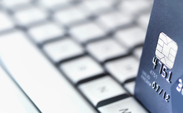  Card on keyboard 
