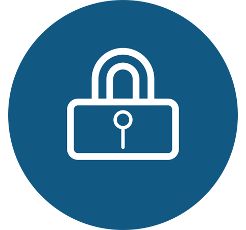  Blue Security Icon 