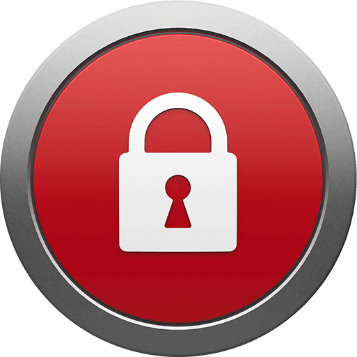  Red Padlock Icon 