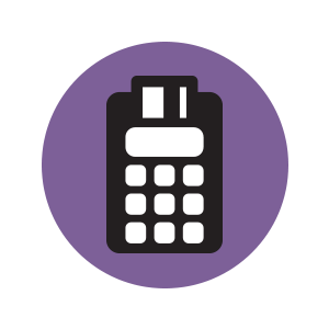  Purple POS icon 