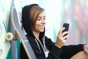  Generation Z on Phone 