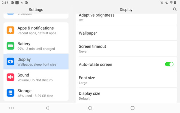 Auto Screen Rotate