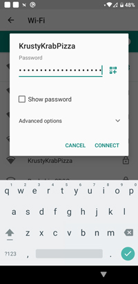 A920MAX Wifi password