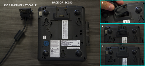 Connecting iSC 250