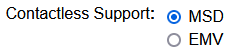 Contactless Support in PSCS