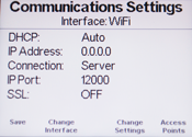 Com settings