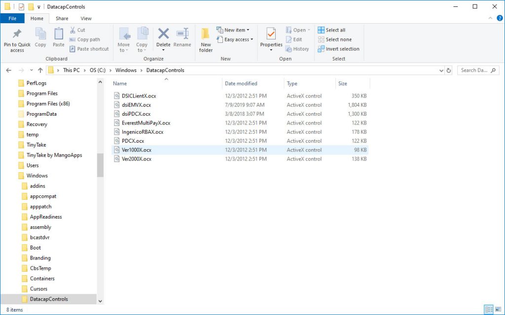 Datacap Controls
