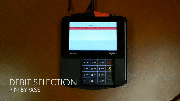 Debit Selection PIN buypass