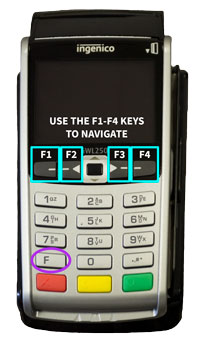 Ingenico iWL 258 Keys