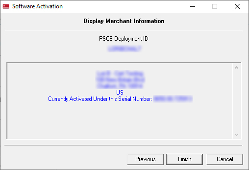 Merchant Info
