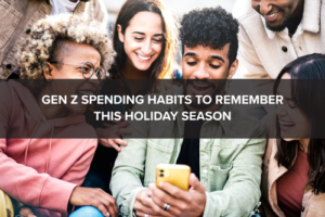 Members of Gen Z around a phone