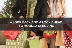 People carrying holiday presents