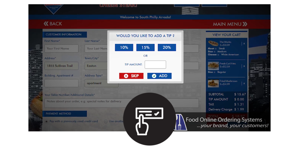 Online Ordering