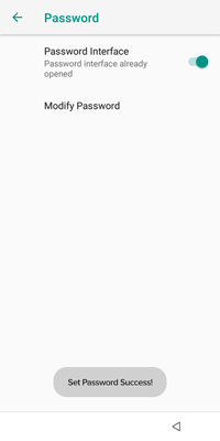 Set Password Success