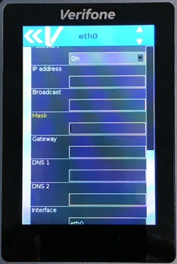 Eth0 Settings