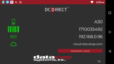 A30 DC Direct settings