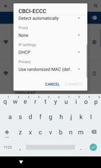 Advanced settings