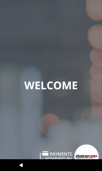 A35 Welcome screen