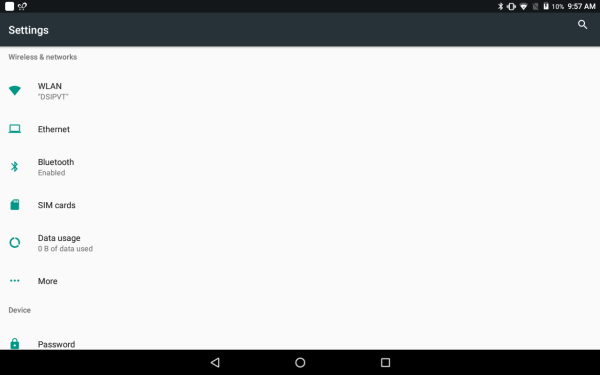 Aries 8 Settings