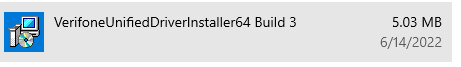 Verified Verifone Driver